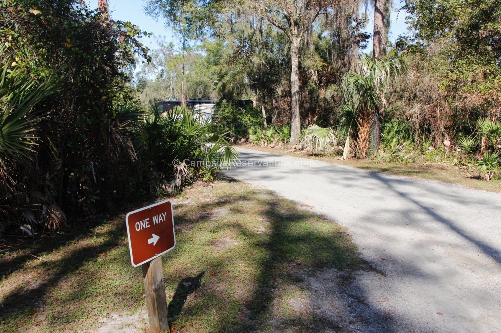 Lake Manatee State Park Campground at Lake Manatee State Park, Florida